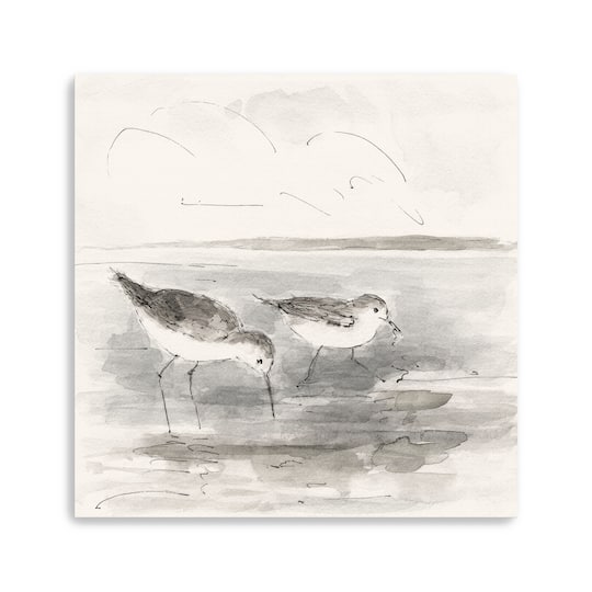 Sand Piper I Canvas Giclee